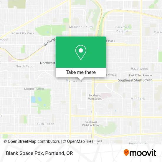 Blank Space Pdx map