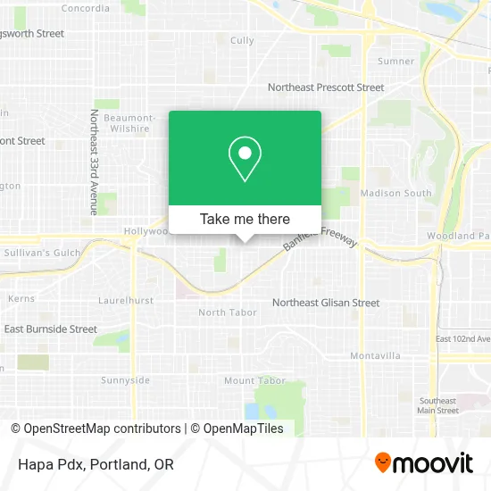 Hapa Pdx map