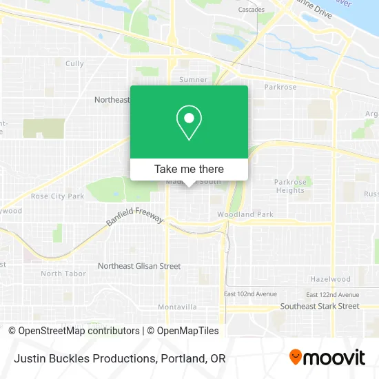 Justin Buckles Productions map