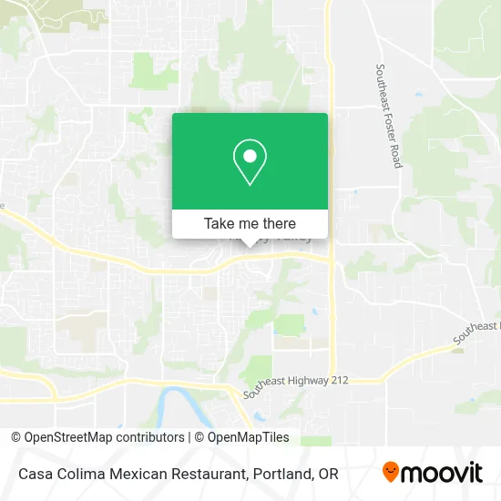 Casa Colima Mexican Restaurant map