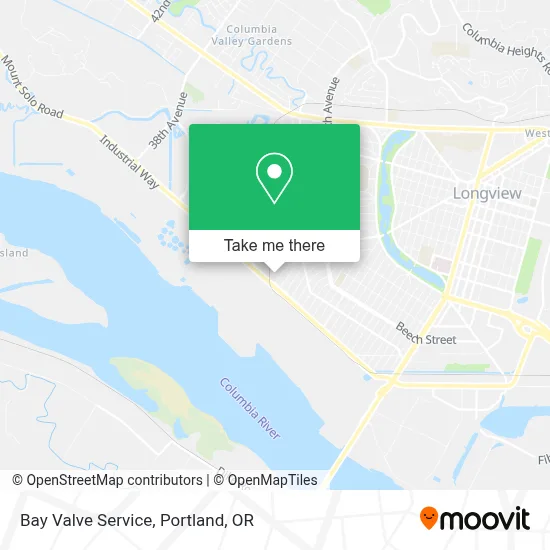 Bay Valve Service map