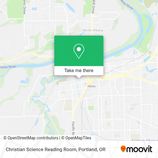 Christian Science Reading Room map