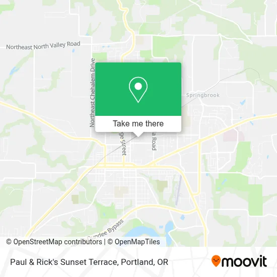 Paul & Rick's Sunset Terrace map