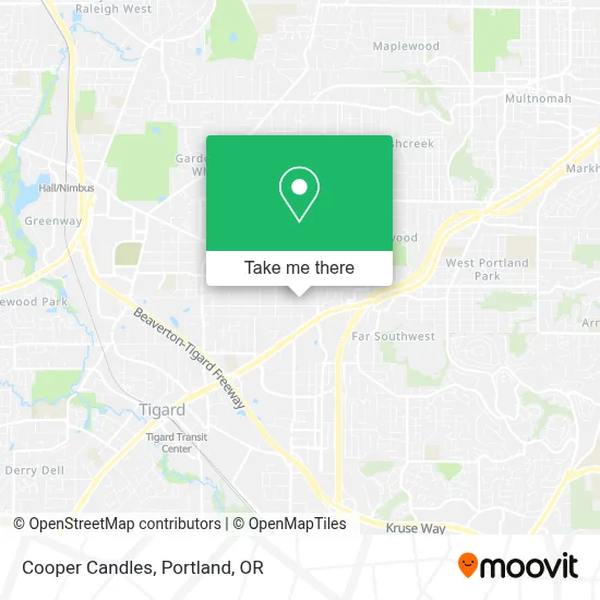 Cooper Candles map