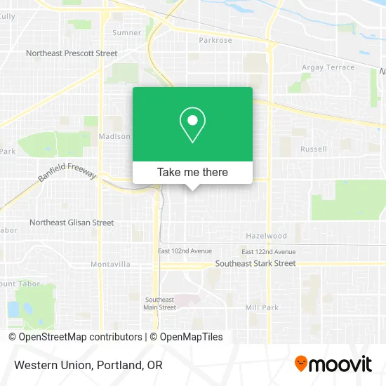 Western Union map