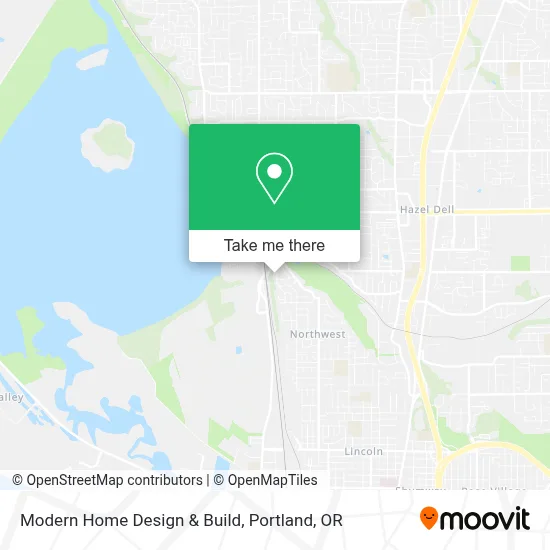 Modern Home Design & Build map