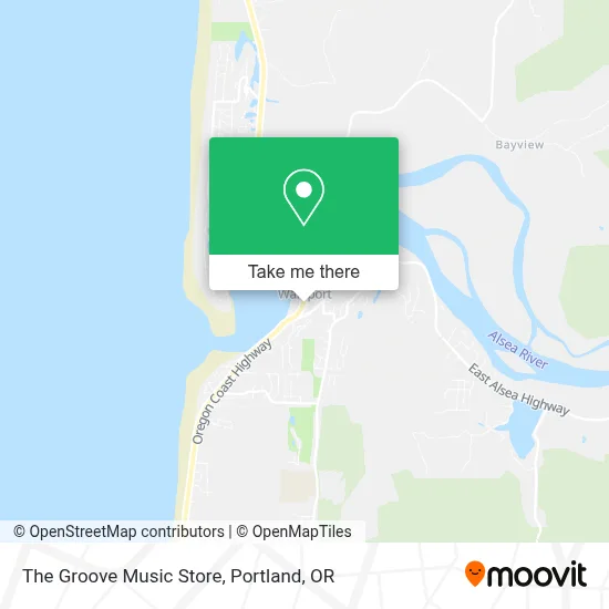 The Groove Music Store map