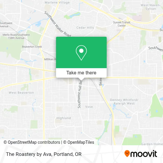The Roastery by Ava map