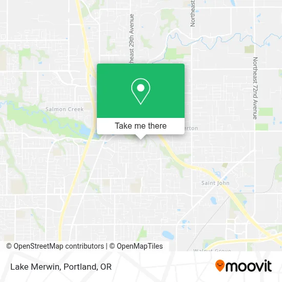Lake Merwin map