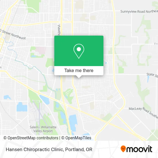 Hansen Chiropractic Clinic map