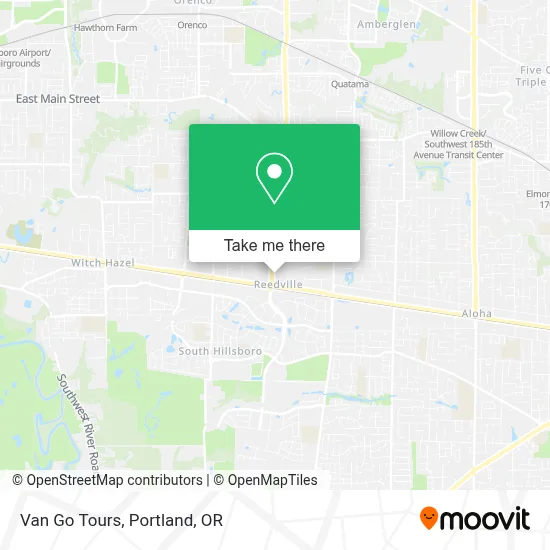 Van Go Tours map