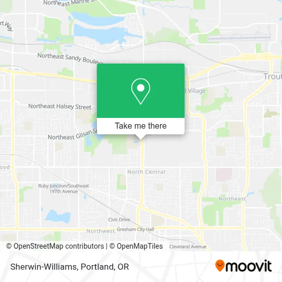 Sherwin-Williams map