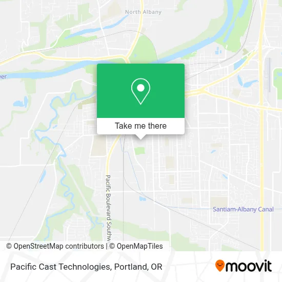 Pacific Cast Technologies map