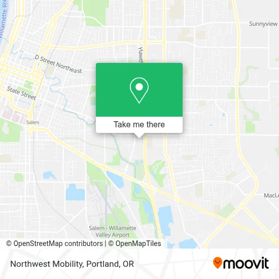 Northwest Mobility map