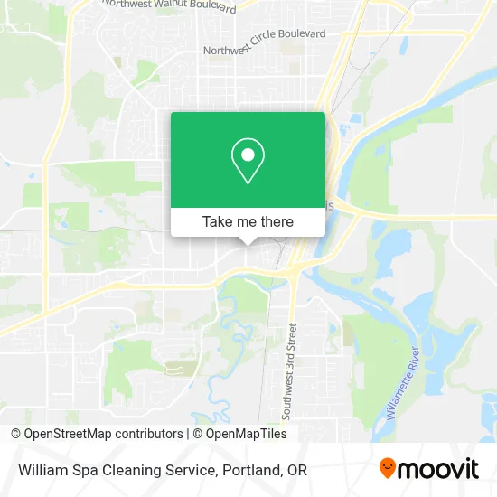 William Spa Cleaning Service map