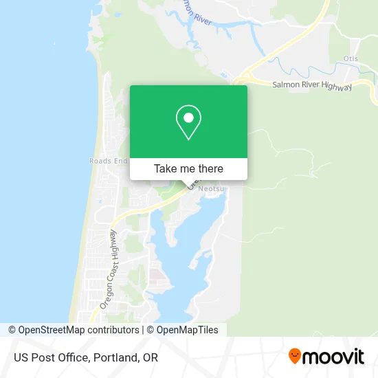 US Post Office map