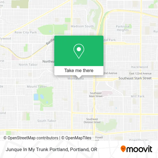 Junque In My Trunk Portland map