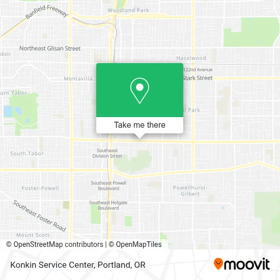 Konkin Service Center map