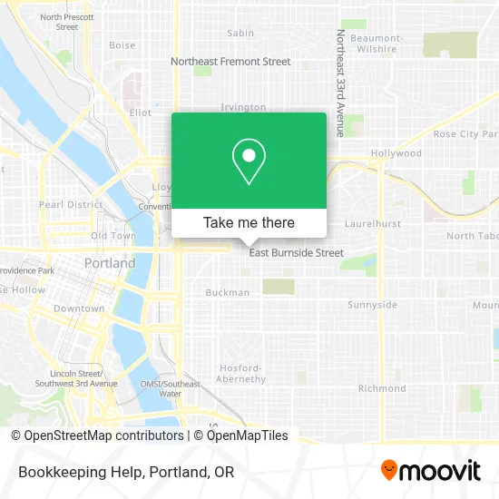 Bookkeeping Help map