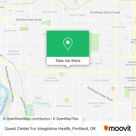 Quest Center For Integrative Health map