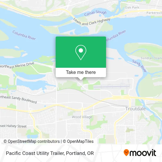 Pacific Coast Utility Trailer map