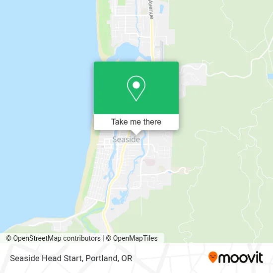 Seaside Head Start map