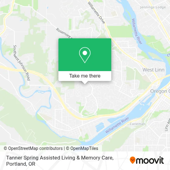 Tanner Spring Assisted Living & Memory Care map