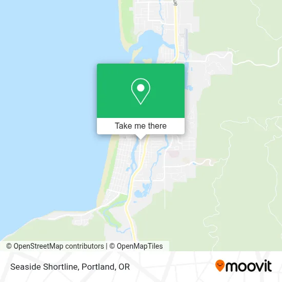 Seaside Shortline map