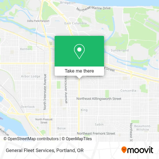 General Fleet Services map