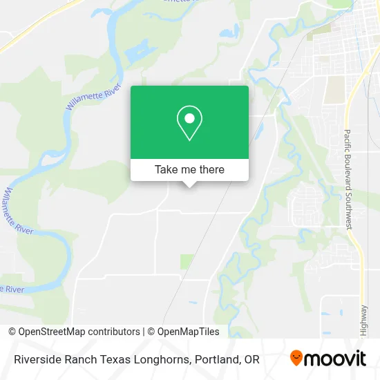 Riverside Ranch Texas Longhorns map