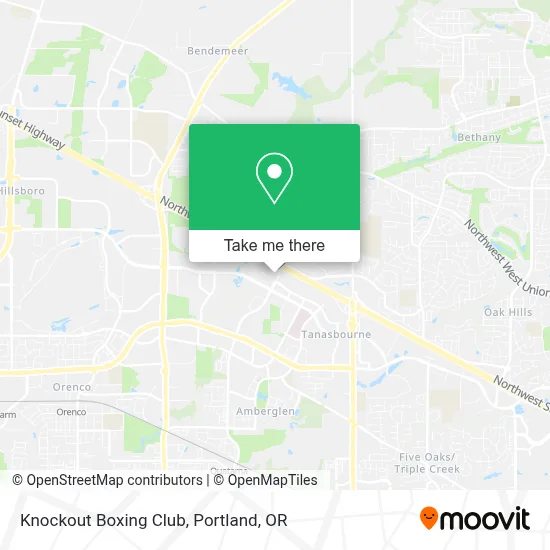 Knockout Boxing Club map