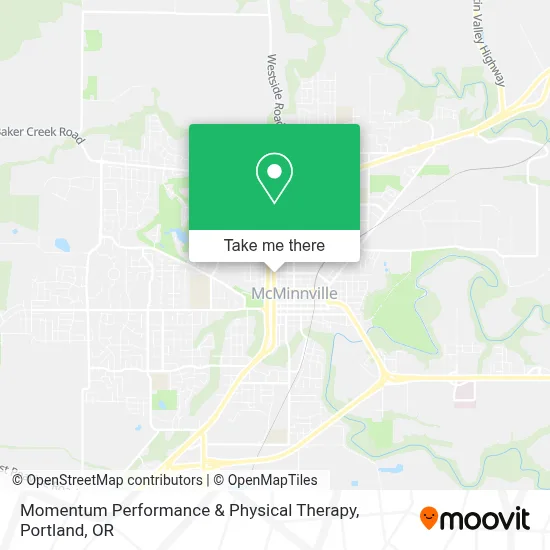 Momentum Performance & Physical Therapy map