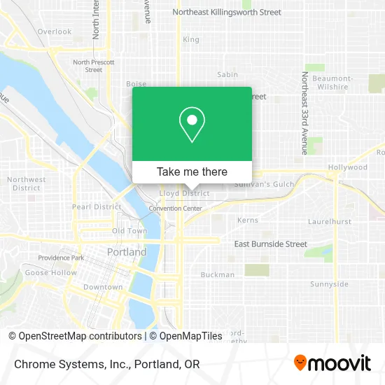 Chrome Systems, Inc. map