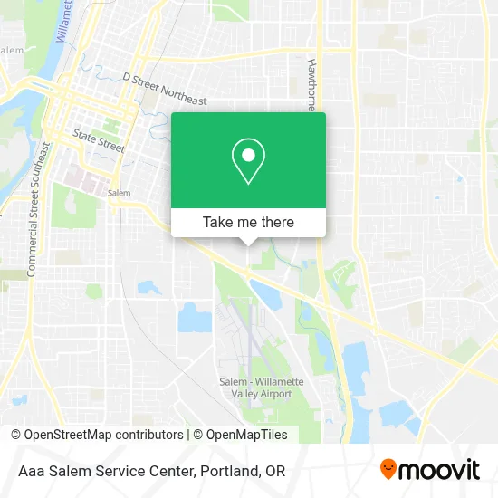 Aaa Salem Service Center map