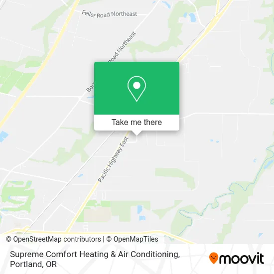 Supreme Comfort Heating & Air Conditioning map