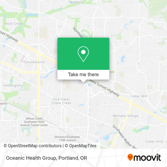 Oceanic Health Group map
