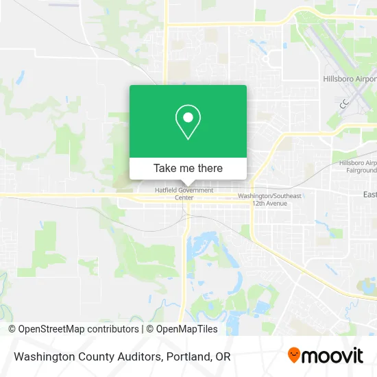 Washington County Auditors map