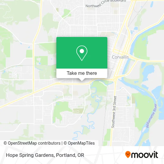 Hope Spring Gardens map
