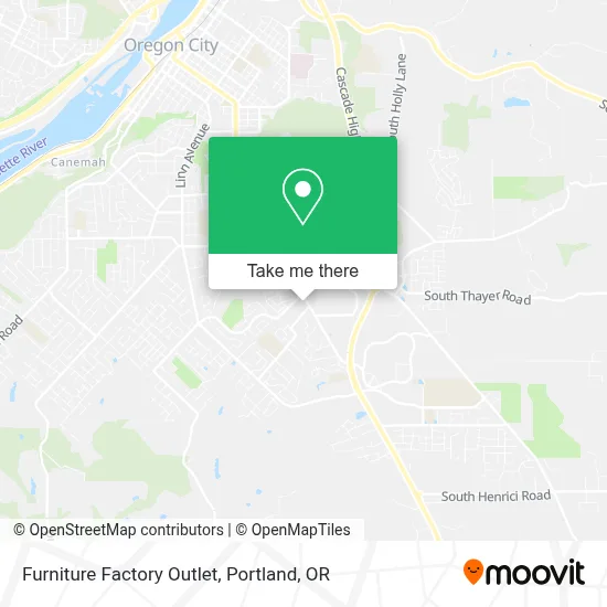 Furniture Factory Outlet map