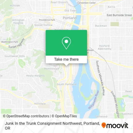 Junk In the Trunk Consignment Northwest map