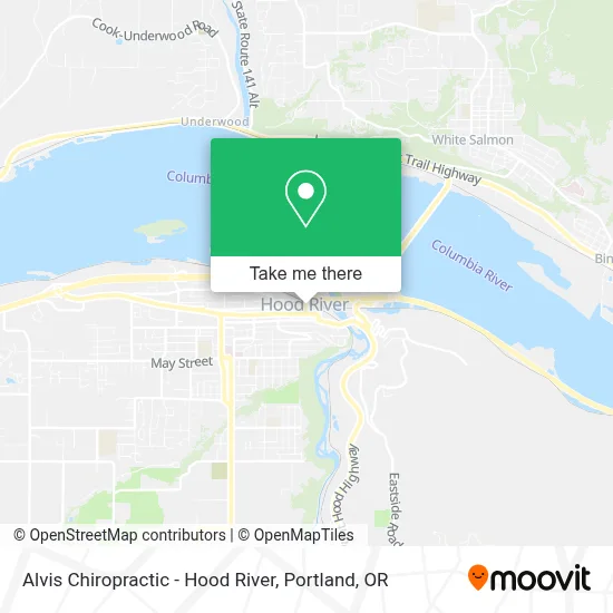 Alvis Chiropractic - Hood River map