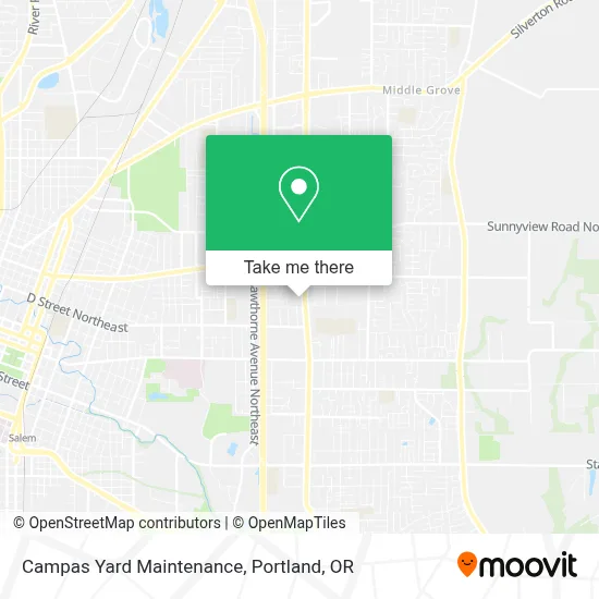 Campas Yard Maintenance map