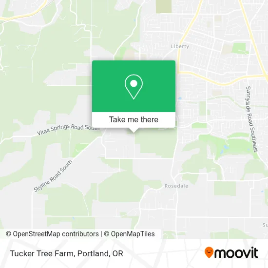 Tucker Tree Farm map
