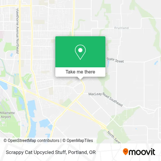Scrappy Cat Upcycled Stuff map
