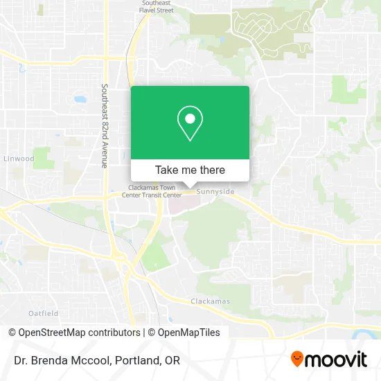 Dr. Brenda Mccool map