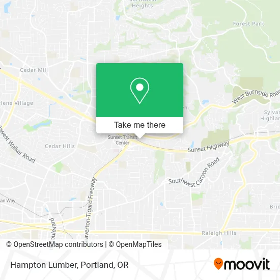 Hampton Lumber map
