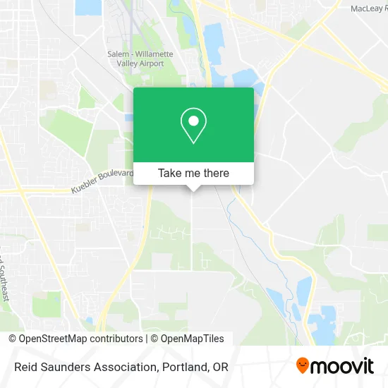 Reid Saunders Association map