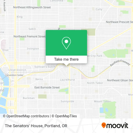 The Senators' House map