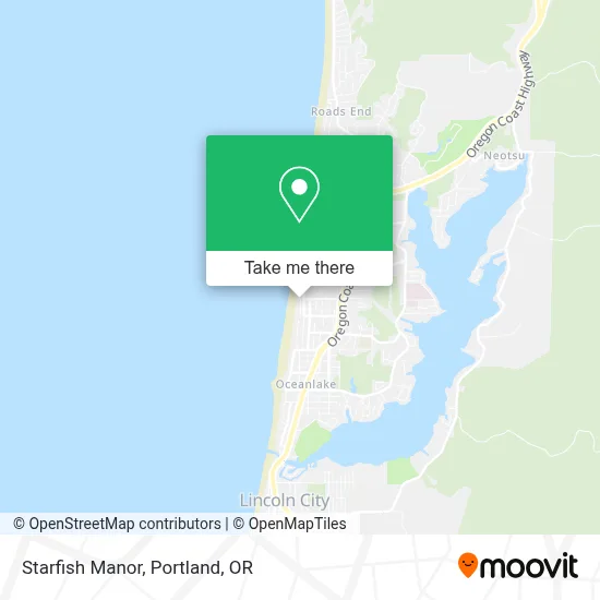 Starfish Manor map