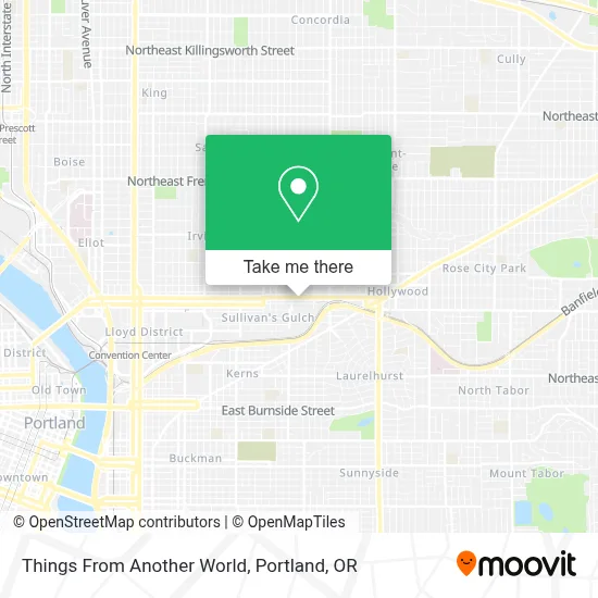 Things From Another World map
